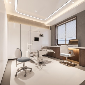 现代牙科诊室3D模型下载